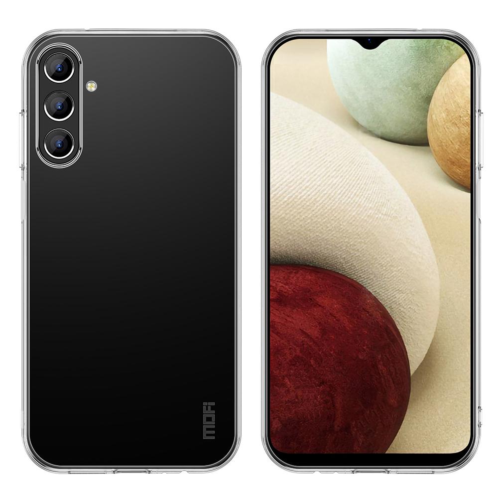 

MOFI Transparent Phone Cover for Samsung Galaxy S24 Case Shockproof TPU Protector A