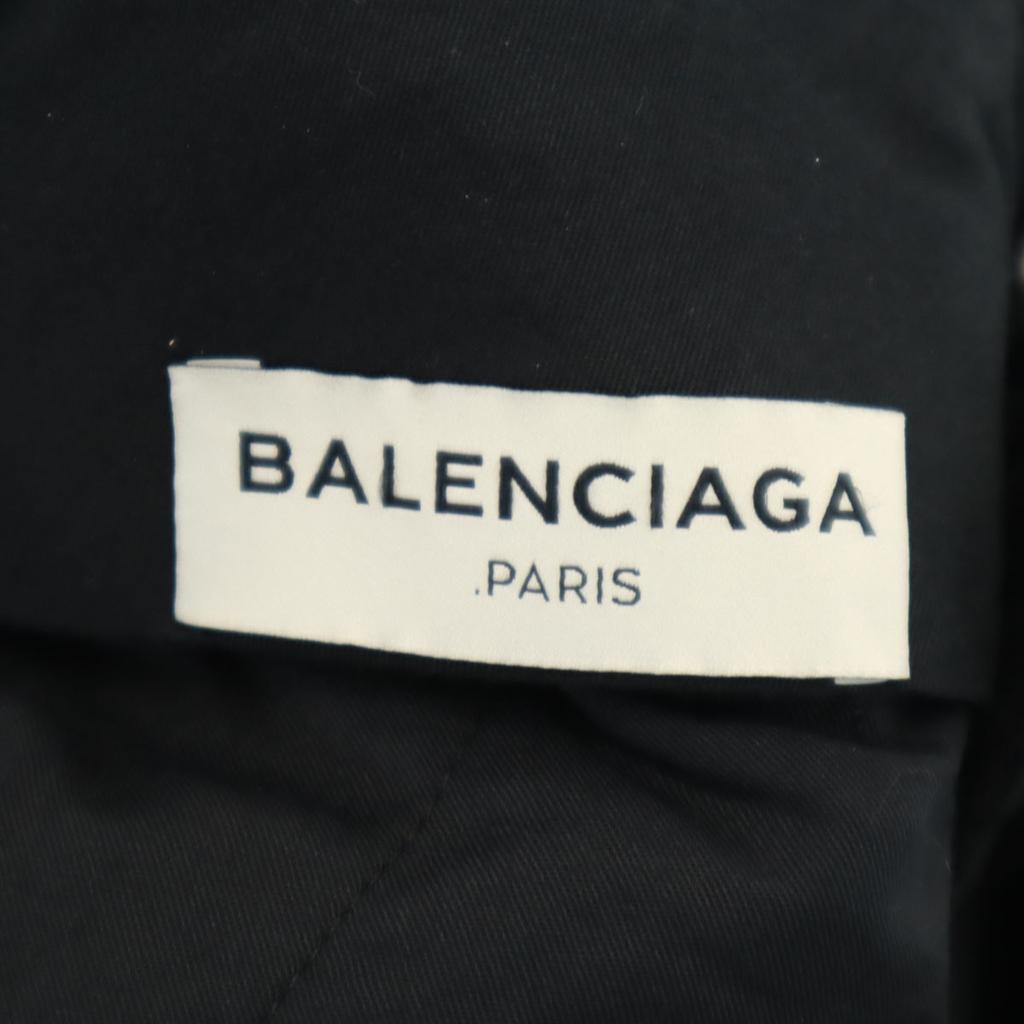BALENCIAGA Italian rayon blend Slacks pants 44 black Men's Used