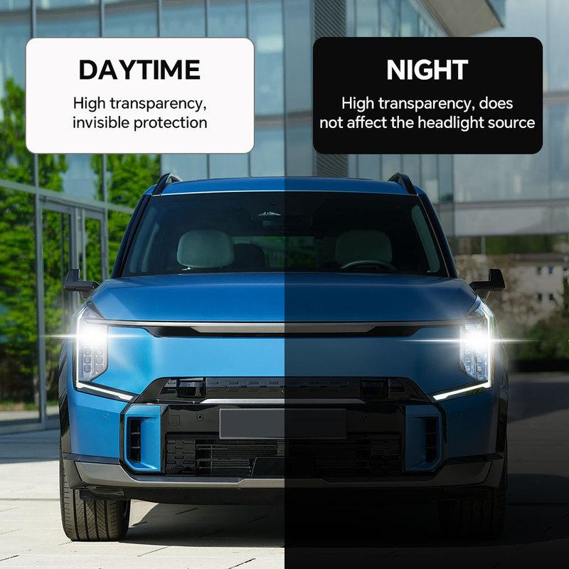 For KIA EV9 GT-Line 2024 Car Headlight Rearview B C Pillar TPU Protection Film Pre-cut Clear PPF Anti-scratch Resistant Kit