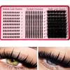 Lower Eyelashes Lash Extensions Kit DIY Segmented False Eyelashes Kit  Manga-style Eye Makeup