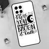Love You To The Moon And Back Art Case For Samsung Galaxy M33 M15 M55 M31 M13 M12 M14 M06 M16 M36 M56 M53 M32 M52 M35 M34 M54