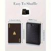 Black Rose Deck Poker Cărți de joc din plastic rezistent la apă înghețat Colecția Texas Poker Șah comemorativ Cadou practic de petrecere