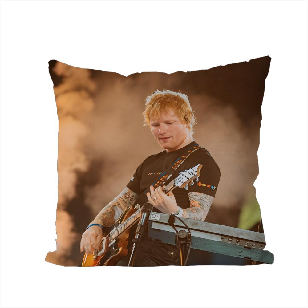 

Singer EEd Sheeran Pillow Case For Car Sofa Decorative Home Doublesided Print Plush Square Throw Pillow Cushion Cover 30x30cm