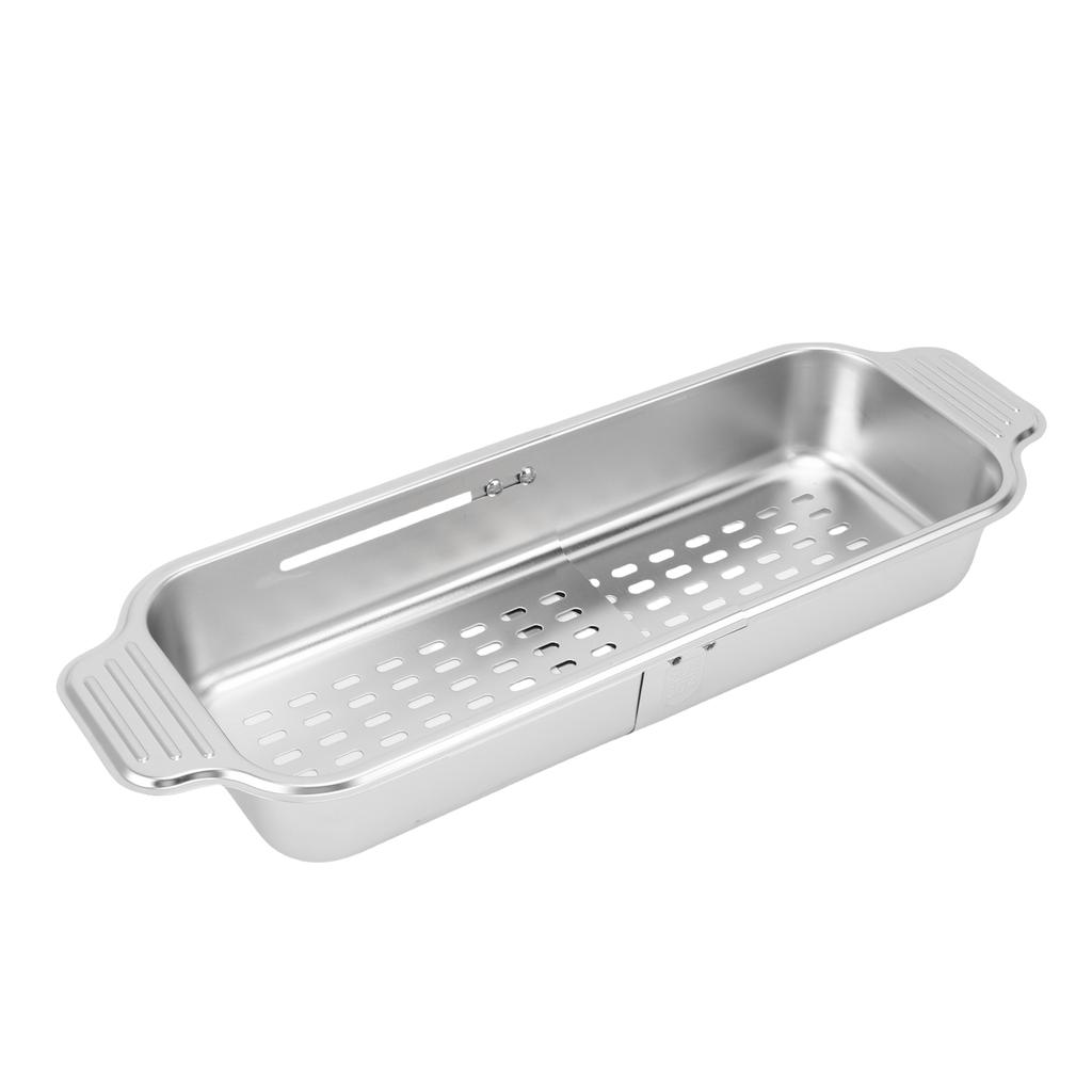 Over The Sink Strainer Extendable 304 Stainless Steel Over The Sink Colander for Kichen Washing Vegetables Fruits