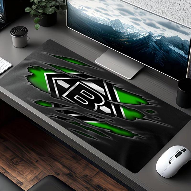 Borussia Mönchengladbach Print Mauspads, für Tastaturablage Laptop PC Matte für Büro Heimgebrauch, Schreibtischdekoration, Perfektes Geburtstagsgeschenk für Gamer