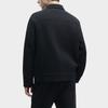 FILA Embroidered Logo Polo Casual Knit Jacket Men jackets Black F11M348502F-BK