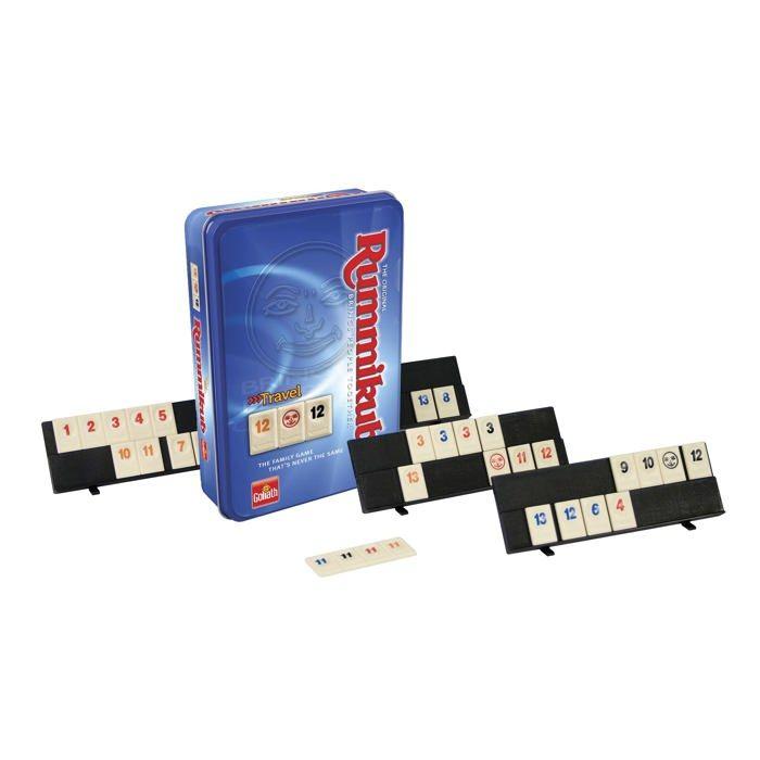 Jeu de société - rummikub - 926327 - version de voyage - 106 fiches - a partir de 6 ans