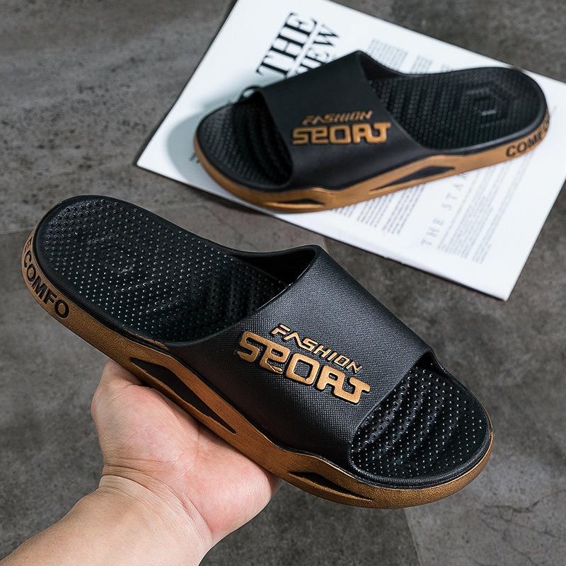 Outer slippers summer men's indoor home non-slip home silent senior women's sandals men's summer