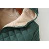 Women's Hooded Jacket Casual Basic Warm Velvet Lamb Parka Coat Autumn Winter Solid Color Light Soft Outerwear