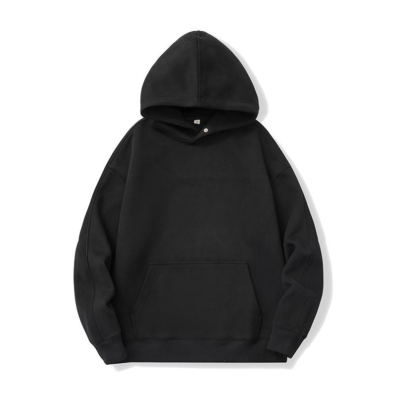 High-End American Men's Heavyweight Pullover Hoodie - Casual Autumn Trendy Jacket