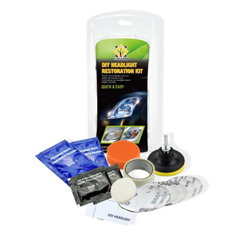 

Линза фары Набор для восстановления автомобиля Полировка Очиститель Инструменты Чистка