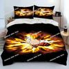 Anime One-Punch Man Saitama Bedding Set Printed Bed Set With Pillowcase Bed Duvet Cover Soft Single Double Queen Super King Size