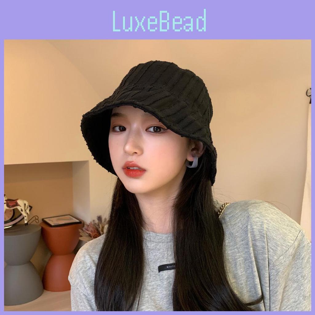 Style Timeless Korean Sun Protection Bucket Hat For Women With Wide Brim Design Vintage