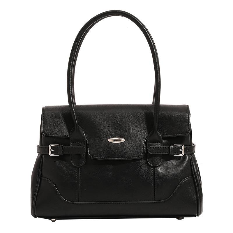 2026 Autumn and Winter New Bost Bag Shoulder Crossbody Bag Commuting Large Capacity Armpit Fashiable Tote Bag