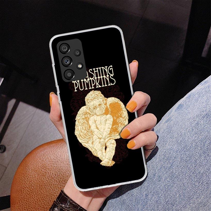 Rock The Smashing Pumpkins Phone Case For Samsung Galaxy A52 A32 A22 A12 A51 A31 A50S A30S A20S A10S Note 20 Ultra 10 Plus S10 A