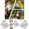 Adorable Wizard Snowy Owl Plush Toy Soft Stuffed Doll For Kids Christmas Gift