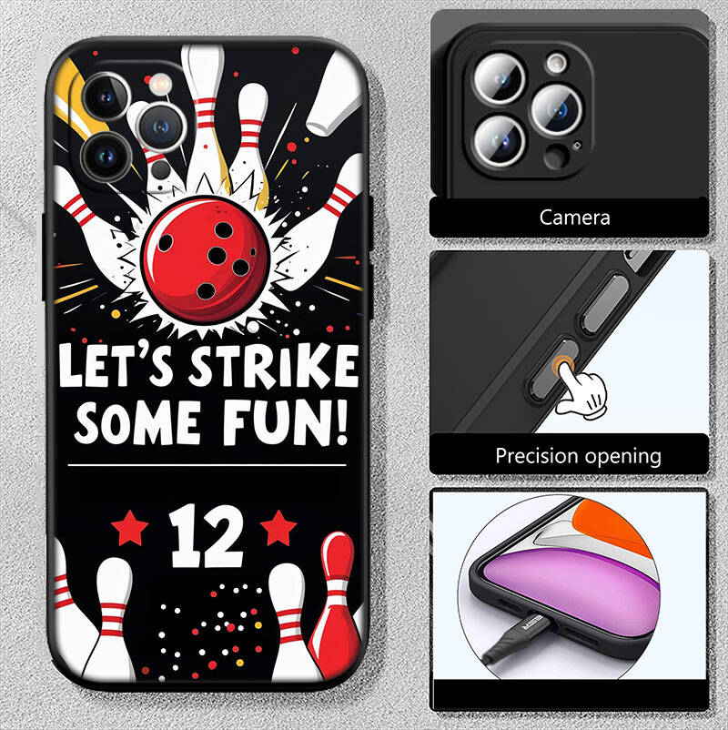 MH25 Bowling Phone Shell Case for Redmi Note 8 9 10 11 11S 10C 10X 10A 10T 9A 9C 9T 9S 8T Pro Max Plus Prime