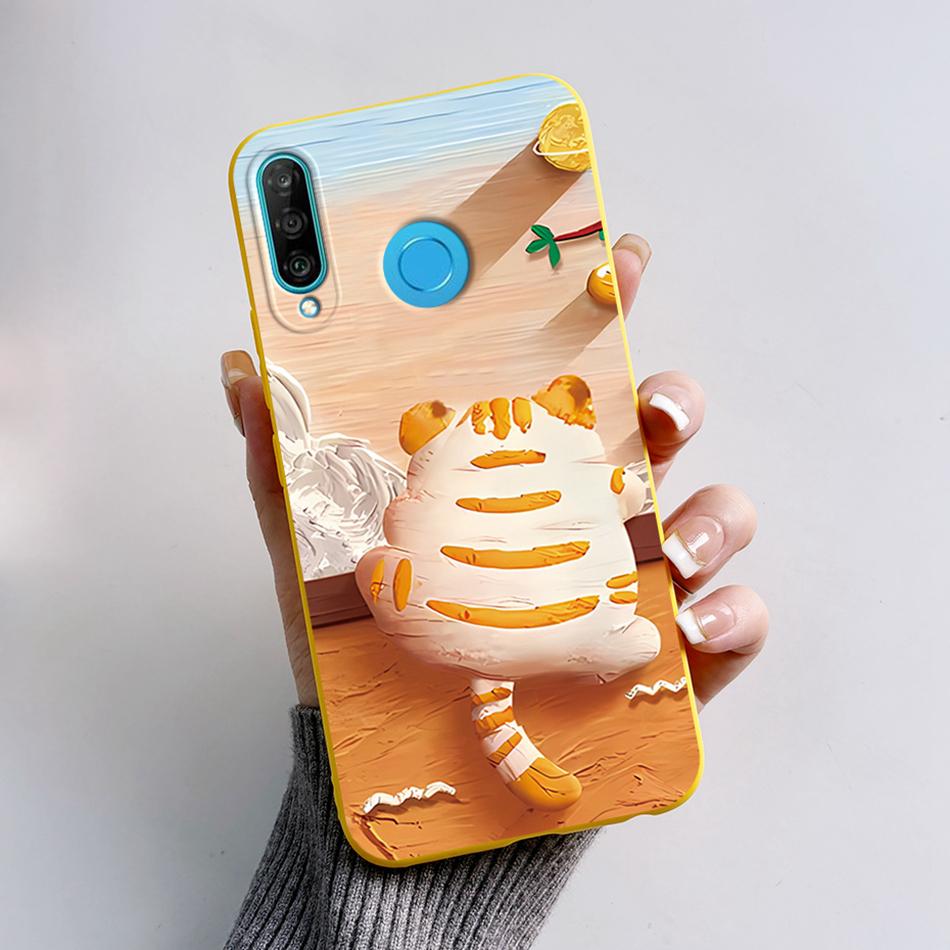 Für Huawei P30 Lite Hülle Niedlicher Bär Cartoon Frosch Weiche Matte Silikon Handyhüllen Für Huawei P30 P30Lite P30Pro P 30 Lite Pro Cover