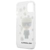 Etui do iPhone 13 mini Karl Lagerfeld Flower Ikonik Przezroczyste