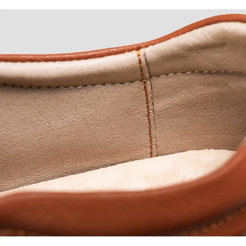 Pantofi Casual Bărbați Mocasini din Piele Lucrați Manual Pantofi Confortabili pentru Bărbați Piele Split de Calitate Mocasini Plați Pantofi Sport pentru Bărbați