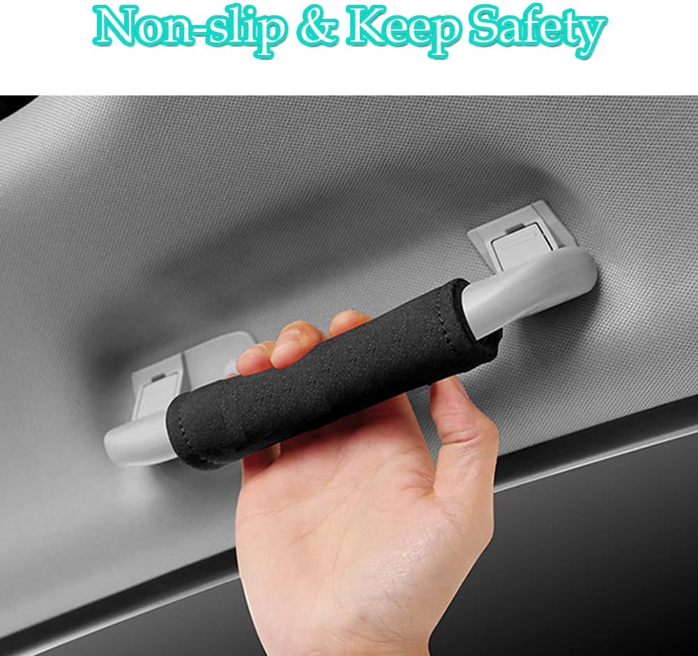 Universal Car Roof Armrest Covers Car Grab Handle Cover Auto Parts Car Handbrake Grip Car Interior Accessories Handle Protector
