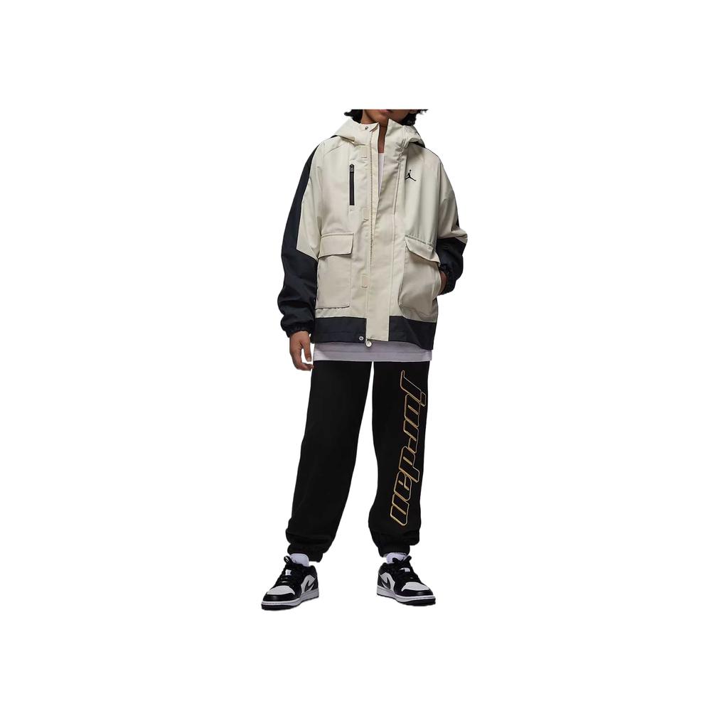 Jordan Pantaloni Comodi in Pile da Montagna con Lettere per Bambini IO6211-010