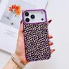 INS Leopard Print Phone Case For iPhone 17 16 15 14 13 12 11 Pro Max Air Matte Laser Aurora Shockproof Funda