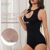 Qipao Collar Slim Fit Bodysuits Butt Lifting Compression Jumpsuit Women's Shapewear  Exercise