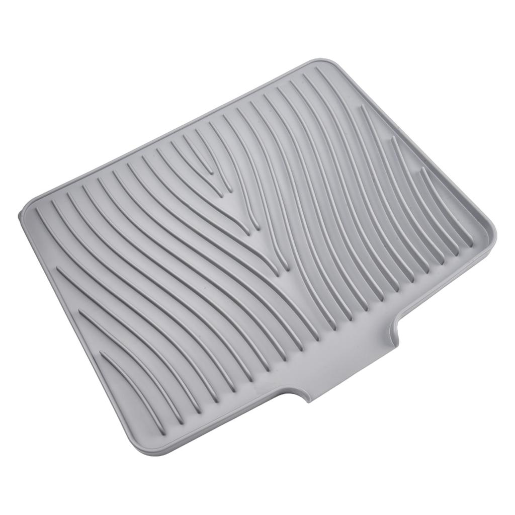For Kitchen Tableware Dish Drying Mat Silicone Silicone Drain Pad 1 Pc 40x33cm