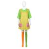 Costume Fille Costume de Fête Cool pour Femmes et Enfants Ensemble 3 Pièces Chemise à Manches Longues Costume Unique Mascarade Enfant pour Carnaval Mardi Gras Jeu de Rôle