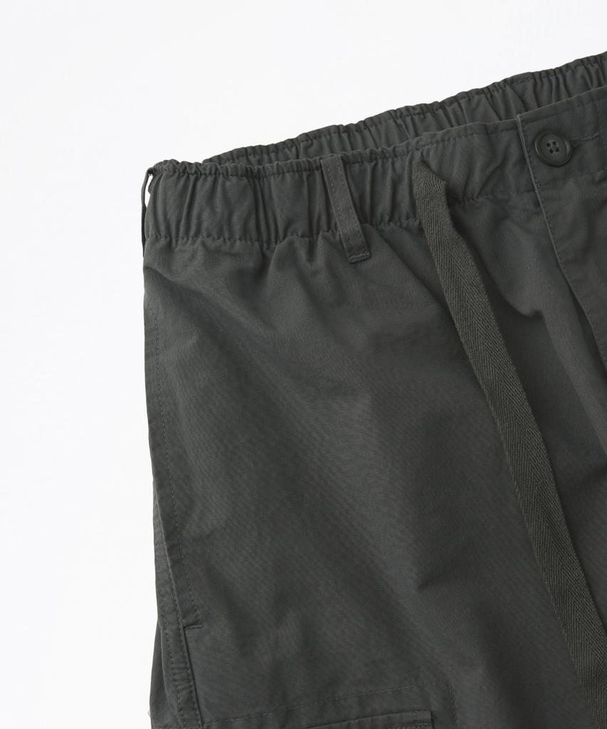 OUTSTANDING Comfort Cotton Shell Cargo Long Shorts_Charcoal