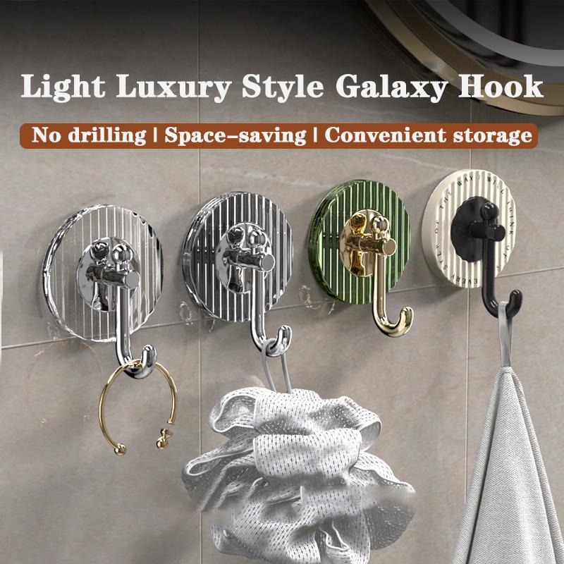 Strong Multi Functional No Drill Wall Mounted Traceless Adhesive Hooks For Bathrooms Bedroom Living Room Home