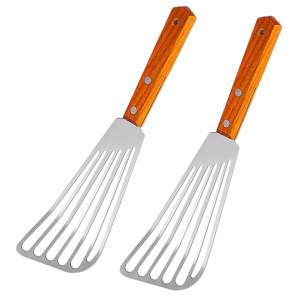 Steak Slotted Turner Shovel Fish Spatula Multi-Purpose Stainless Steel Cooking