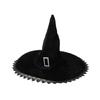 Fashion Costume Hat Witchcap Black Hat Halloween Party Hat Musical Festival Hat