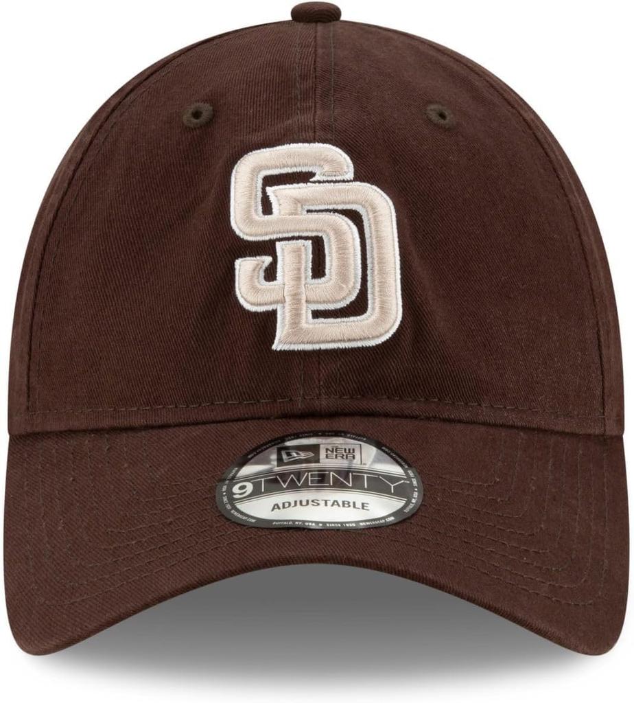 New Era 9TWENTY Baseball Team LA Soft Cross Adjustable NEWERA 9TWENTY One Padres Brown Cap, 920, Yankees, Dodgers, Baseball, NYY, Strap, Hat, (JP,