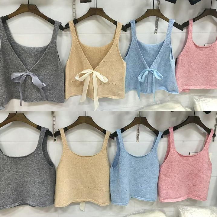 WTEMPO Square Collar Knitted Vests Women's Autumn Winter Solid Color Casual Sweaters Kntwear Elegant Sleeveless Pullovers
