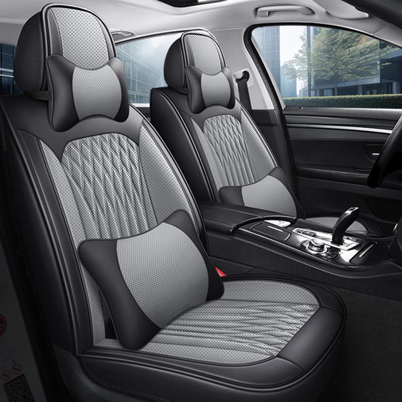 Universal Nappa Leather Car Seat Cushion No. 17 – Full Wrap, Full Leather Sports Seat Cover