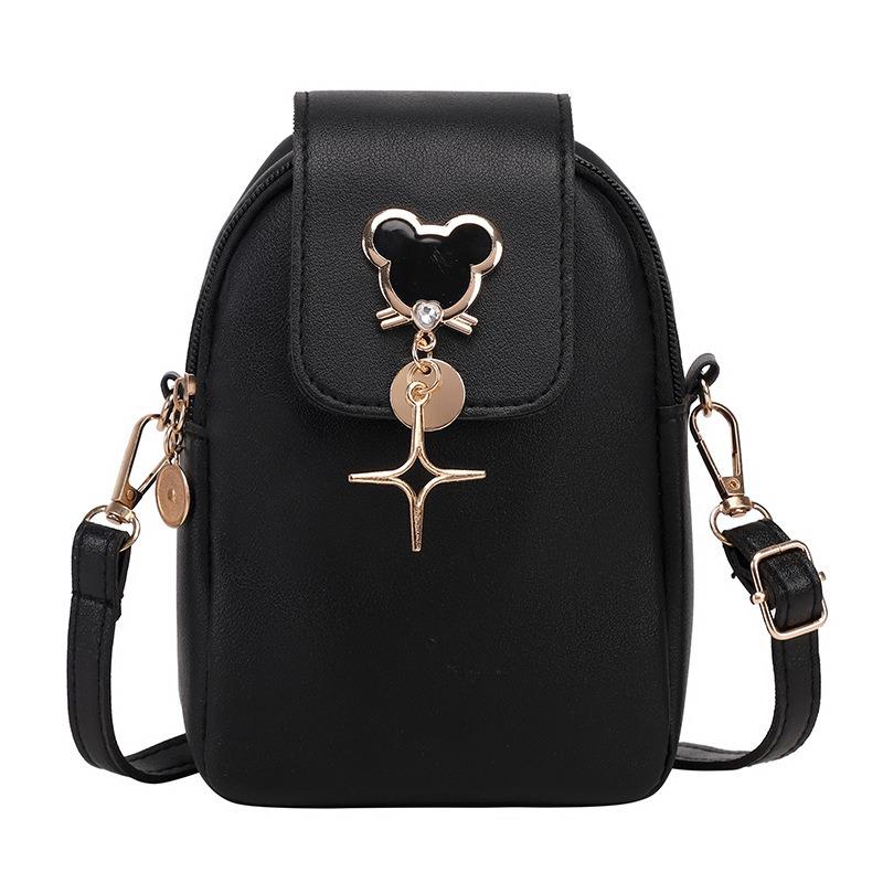 Ladies Bag New Cute Girl Mobile Phone Bag Fresh and Sweet Beautiful Woman Shoulder Messenger Bag