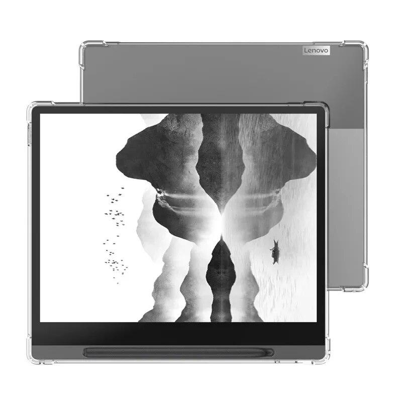 Para lenovo yoga papel 10.3 polegadas 2022 caso transparente airbags macio silicone tpu proteção à prova de choque