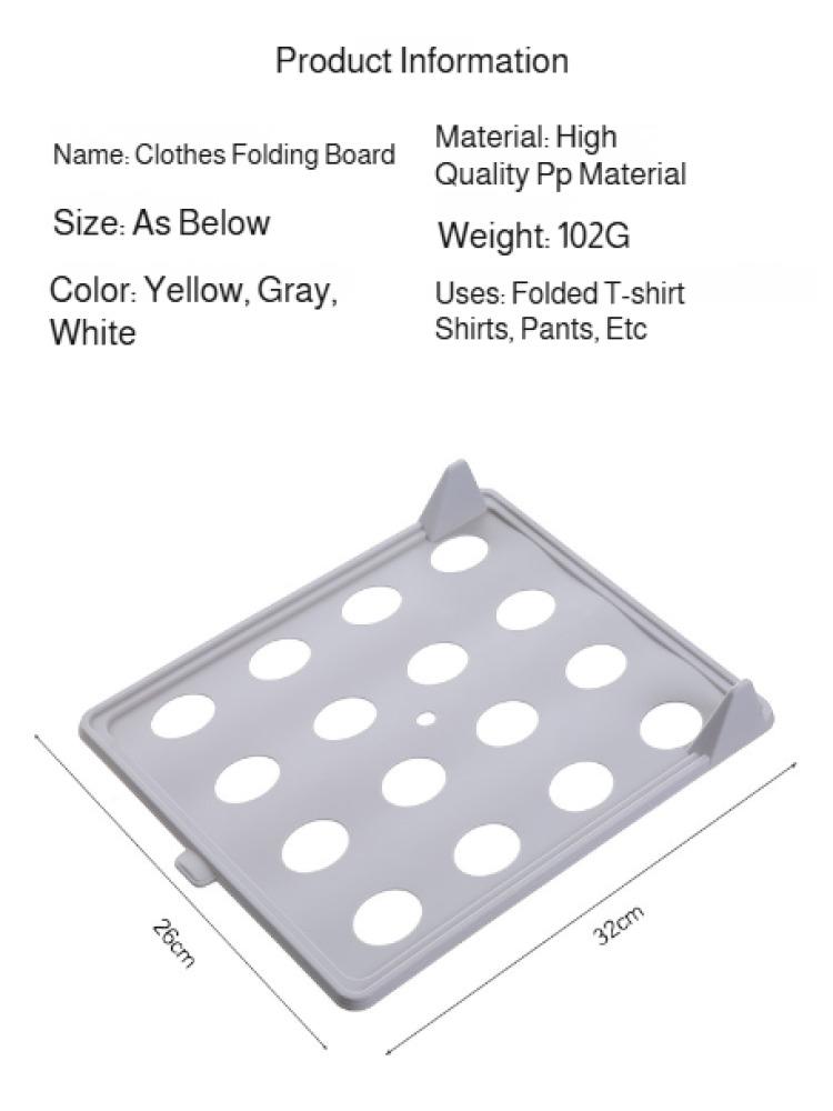 Multifunctional Portable Closet Storage Stacking Board Long Sleeve Clothes Folding Shirt Board