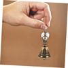 UKCOCO 5-Piece Retro Smooth Brass Hand Bell Set for Ceremonies, Meditation, Altar Decoration, Yoga, and Prayer. Smooth Edges for Home, Office, and Sho