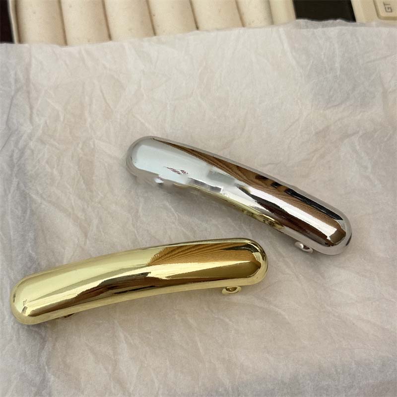 2026 Trend New Gold Color Irregular Geometric Arc-shaped Elastic Hair Bands INES Simple Personalised Hair Accessories for Women