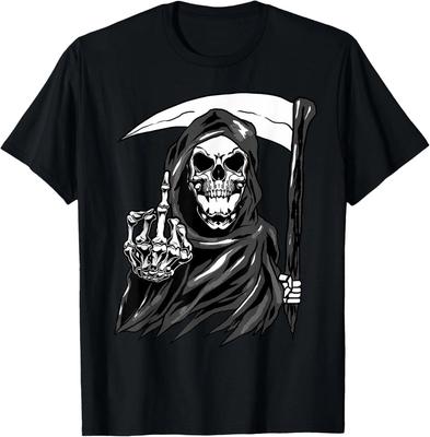 Grim Reaper Angel Of Death Cool Scythe Dead Mower Gift Idea T-Shirt