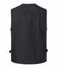 Men's Multi-Pocket Loose Vest for Outdoor Fishing & Photography - Plus Size, Casual Summer 
