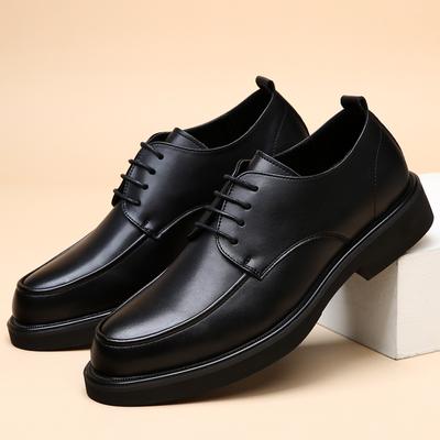 Leather Men Dress Shoes Classic Men's Business Footwear Male Comfortable Oxfords Lace Up Oxfords Business Work Men's Shoes