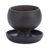 Creative Ceramic Round Small Coffee Cup With Saucer Retro Tea Coffee Mug Creative Coffee Cup with Plate Ceramic Latte Mugs