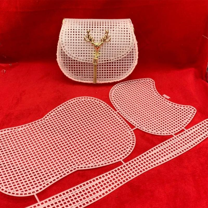 Portable Plastic Grids Stencils For Toted Bags Crafting Includes Step By Step Instructions