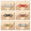 1 Pair Luxurious 6 Colors Cardigan Alloy Sweater Clip for Women Sweater Blouse Shawl Clips Shirt Collar Accessories