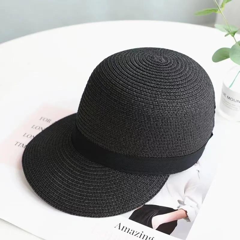 WTEMPO Sun Hat Sun Protection Wide Brim Windproof Anti-UV Adjustable Bee Decoration Hand Weaving Sun Visor