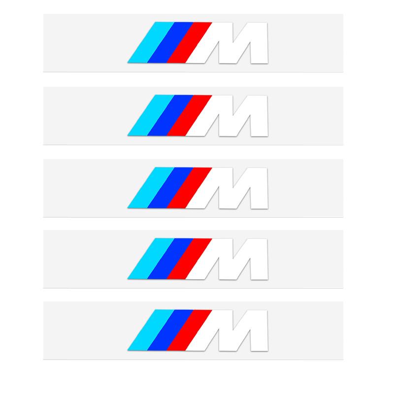 IVZR8 Car Logo For BMW M Emblem E46 E36 E34 F10 E90 Creative Sticker Metal BMW M Emblem E46 E36 E34 F10 E90 F30 E60 F30 E30 E92 E87